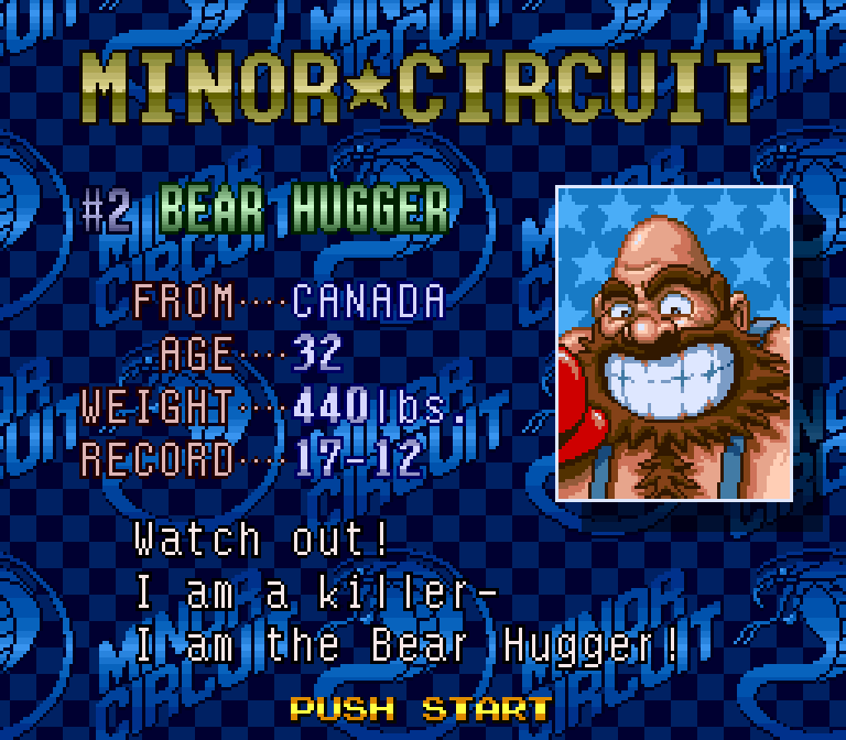 Next up: Bear Hugger