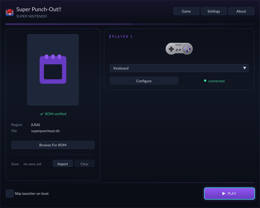 The launcher